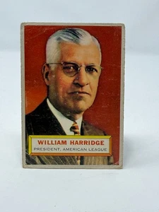 1956 Topps - William Harridge #1 - Picture 1 of 2