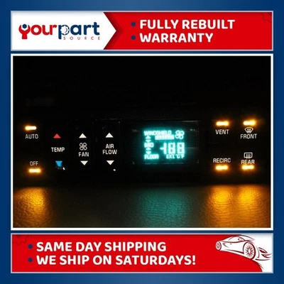 97-05 BUICK PARK AVENUE DIGITAL CLIMATE HEATER AC TEMP CONTROL 16202304 REBUILT - Image 1 of 4