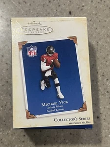 Hallmark Keepsake Ornament 2005 Football Legend #11 Atlanta Falcons Michael Vick - Imagen 1 de 2