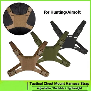 Poitrine Corps Harnais Réglable Support de Sangle pour Airsoft Paintball MB-03 - Photo 1/12