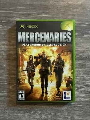 Mercenaries: Playground of Destruction (Xbox, 2005) CIB w/ registration card - Image 1 of 4