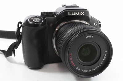 Panasonic Lumix DMC-G5 14-42mm Kit schwarz, guter Zustand - Bild 1 von 4