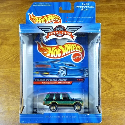 Hot Wheels Final Run Series Range Rover Metallic Green Real Riders Thailand 1999 - Image 1 of 4