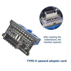 Computer Mainboard USB 3.0 19PIN auf 3.1 Typ  ° Adapter - Afbeelding 1 van 7