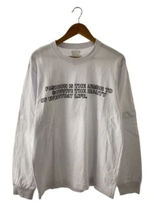 Camiseta sacai/bordada gráfica L/S/4/algodón/WHT/24-0893S - Imagen 1 de 4