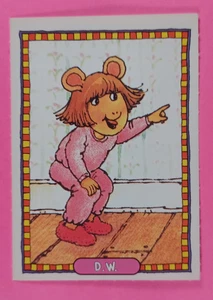 1990's Arthur Scholastic Kids Book Arthur Promo Insert Card Marc Brown D.W. - Picture 1 of 2