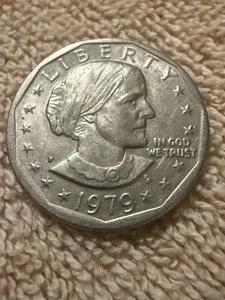 1979 P Susan B Anthony - FG Frank Gasparro One Dollar U.S. Coin - Bild 1 von 5