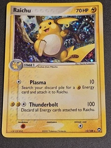 Pokemon Card - Raichu Power Keepers 12/108 Holo Rare - Picture 1 of 2