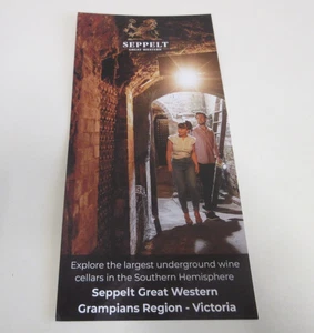 Seppelt - Great Western - Carded Leaflet - Underground Wine Cellars - Victoria - Foto 1 di 6