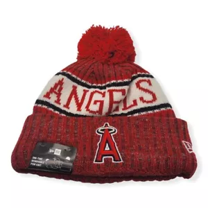 Authentic New Era Anaheim Angels 2018-19 Sport Knit Cold Winter Hat Beanie - Picture 1 of 5