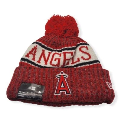 Authentic New Era Anaheim Angels 2018-19 Sport Knit Cold Winter Hat Beanie - Image 1 of 4