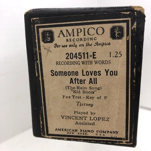 Rollo de piano ampico Someone Loves You After All 204511-E Fox Trot Vincent Lopez - Imagen 1 de 10