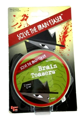 Solve the Brain Teasers Brain Teasers Game by University Games Brand New - Image 1 of 4