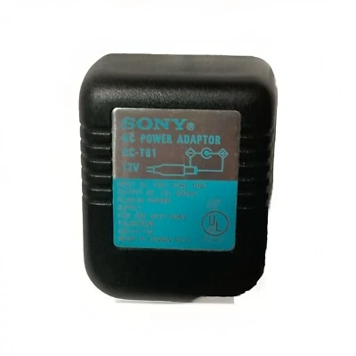 SONY Power Supply Model: AC-T61 Output: DC 12V 200mA - Image 1 of 4