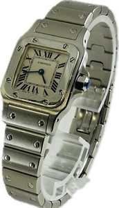 Discount Cartier Santos Galbee SM W20056D6 1565 Quartz Watch Excellent++ A1736 - Picture 1 of 12