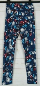 LuLaRoe Niños Americana Leggings Azul con Globos Talla Tween Nuevo - Imagen 1 de 3