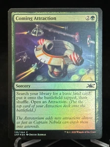 MTG Magic the Gathering UNF Unfinity Foil Coming Attrazione - Comune - Foto 1 di 1