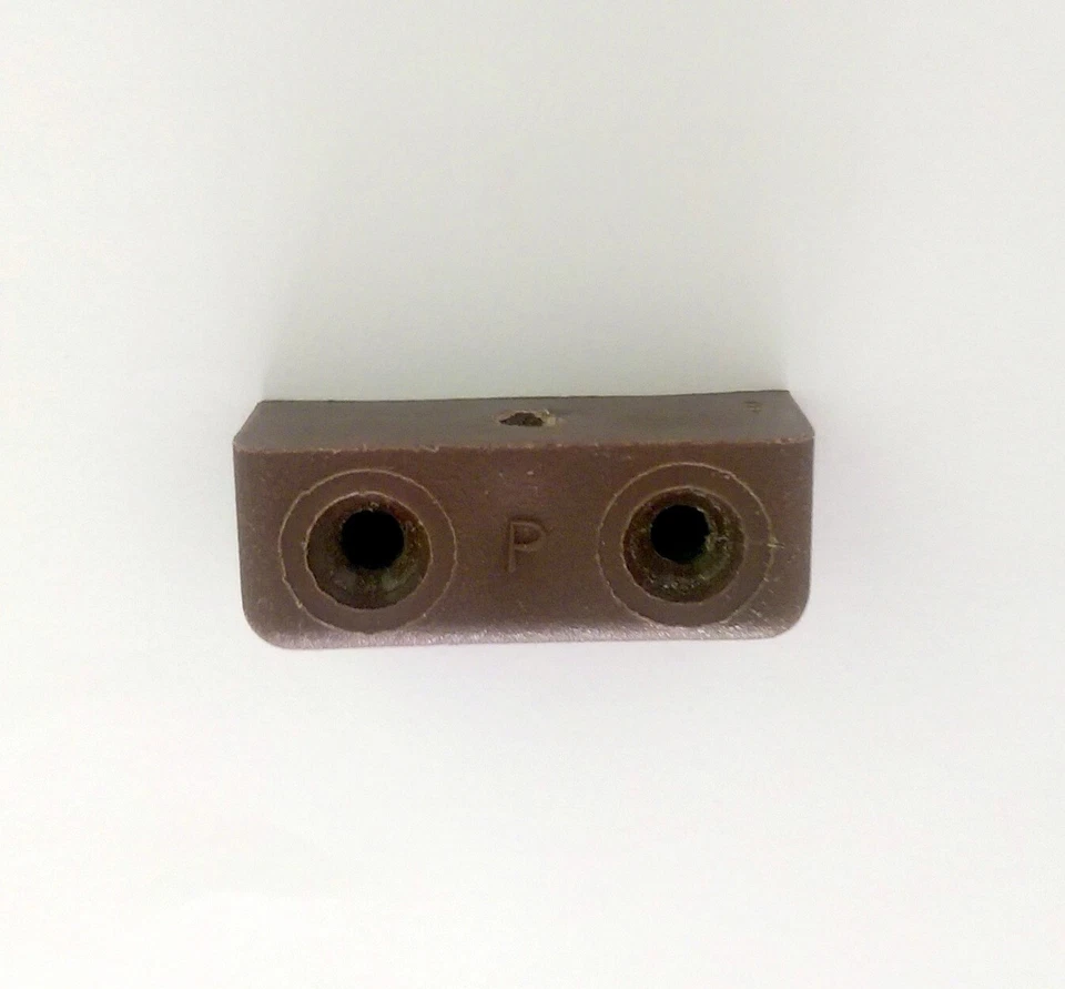 Modesty Blocks Kitchen Cabinet Cupboard Fixing Joint Connector - Brown - Image 1 of 1