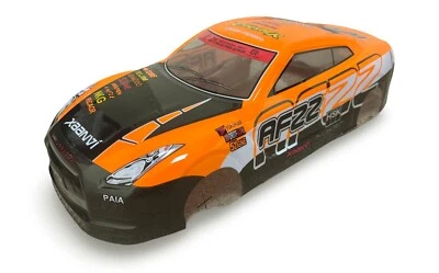 Carrocería de coche de carreras 1/10 RC pintada sin corte en carretera deriva 190 mm R35 Foto 1 de 4