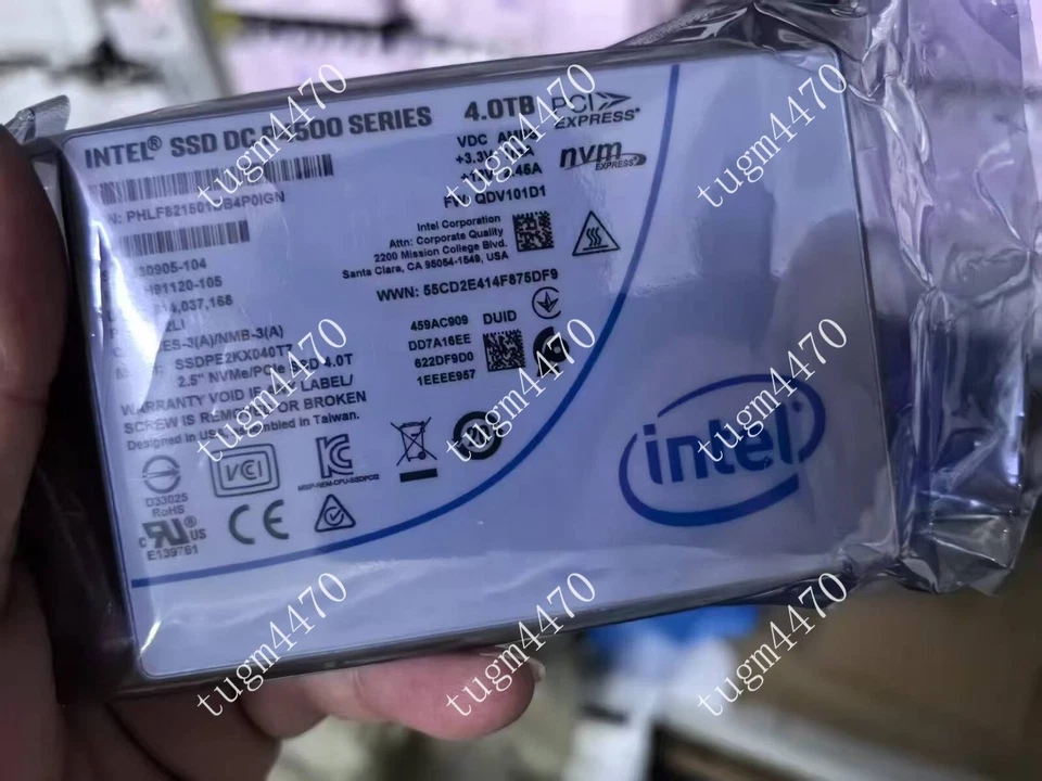 Intel DC P4500 series 4TB NVME PCIE 2.5-inch built-in SSDPE2KX040T7K - Image 1 of 1