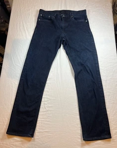 33x30 Polo Ralph Lauren The Prospect Straight Black Label Mens Blue Jeans Preppy - Picture 1 of 24