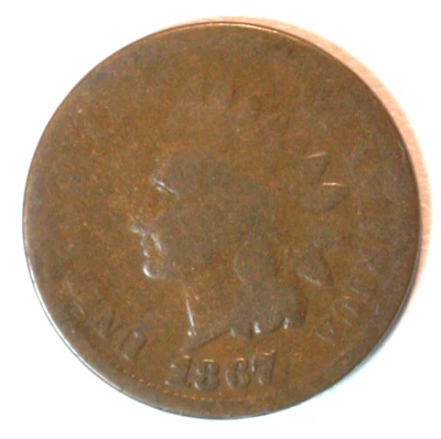 1867 Indian Cent - Image 1 of 3