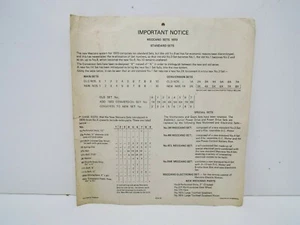 MECCANO 1970 DEALERS STANDARD SETS WALL CHART VERY GOOD (WM479) - Picture 1 of 1