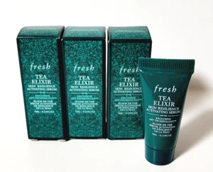 3 x Fresh TEA ELIXIR Skin Resilience Activating Serum 0.23 fl oz NEW IN BOX!!! - Picture 1 of 1