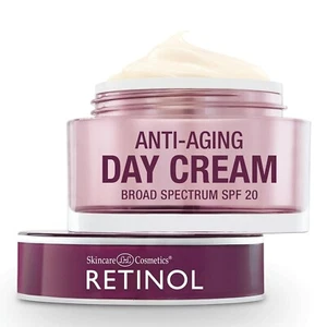 Retinol Anti-Aging Day Cream Reduces Look of Fine Lines SPF 20 - Picture 1 of 8