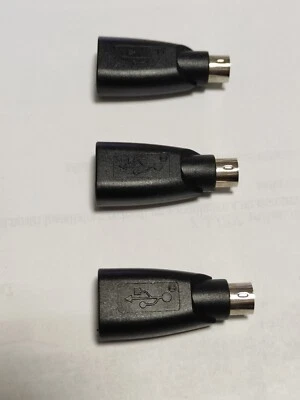 Adattatore da PS2 Maschio a USB tipo A Femmina Convertitore Mouse Tastiera pc - Immagine 1 di 4