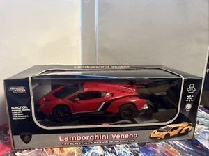 Speed Tech Lamborghini Veneno RED Car 1:24 Scale Full Function Radio Control - Picture 1 of 5