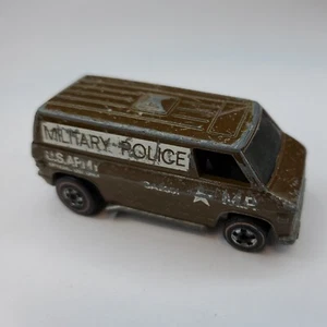 Hot Wheels Khaki Kooler Super Van, Olive, 1976 Flying Colors, Redlines Hong Kong - Picture 1 of 7