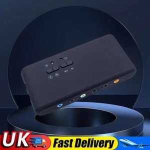 7.1 Sound Card 8 Channel DAC Output Usb 2.0 Sound Card for Home Desktop Speakers - Afbeelding 1 van 12