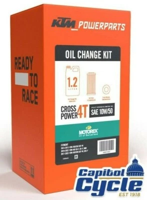 U6921041  2016-2024 KTM 450/500 SX-F, SMR, XCF-W, EXC-F OIL CHANGE KIT 1.2L - Image 1 of 2