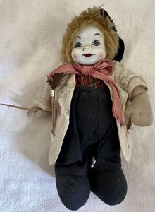 Puppe Maler Malerei Jahre '50' 60 Marke Clown ® Puppen Antik - Bild 1 von 7