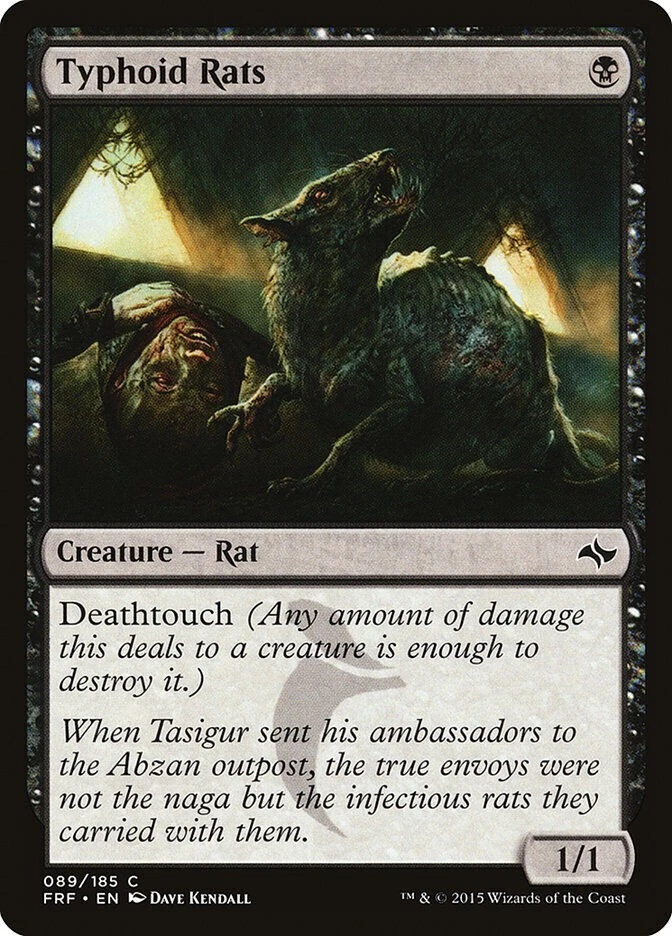 Typhoid Rats (FRF 89) Near Mint Foil - MTG single - Image 1 of 1