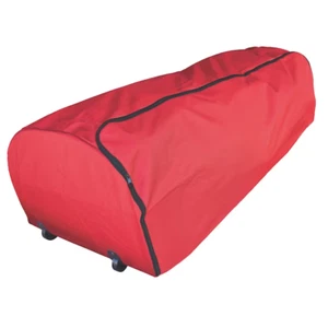 Christmas Artificial Tree Rolling Storage Bag 9 ft  Red Holiday Living NEW - Picture 1 of 10