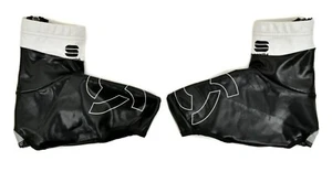 Sportful Waterproof Cycling Booties LARGE EU 40-43 Black White Road Gravel Bike - Picture 1 of 1