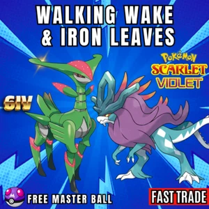 ✨ 6IV Walking Wake + Hojas de Hierro ✨ Pokemon Escarlata y Violeta - Imagen 1 de 4