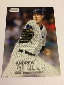 2016 Topps Stadium Club Jumbo 5x7 Andrew Miller Yankees 86 #’d 02/49 - Picture 1 of 1