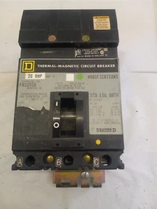 Square D FA32020 Breaker - Picture 1 of 7