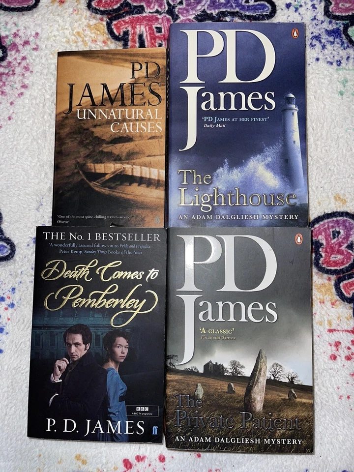P.D. James Book Bundle X 4, Crime, Thriller, Mystery, Detective, (37) - Image 1 of 4