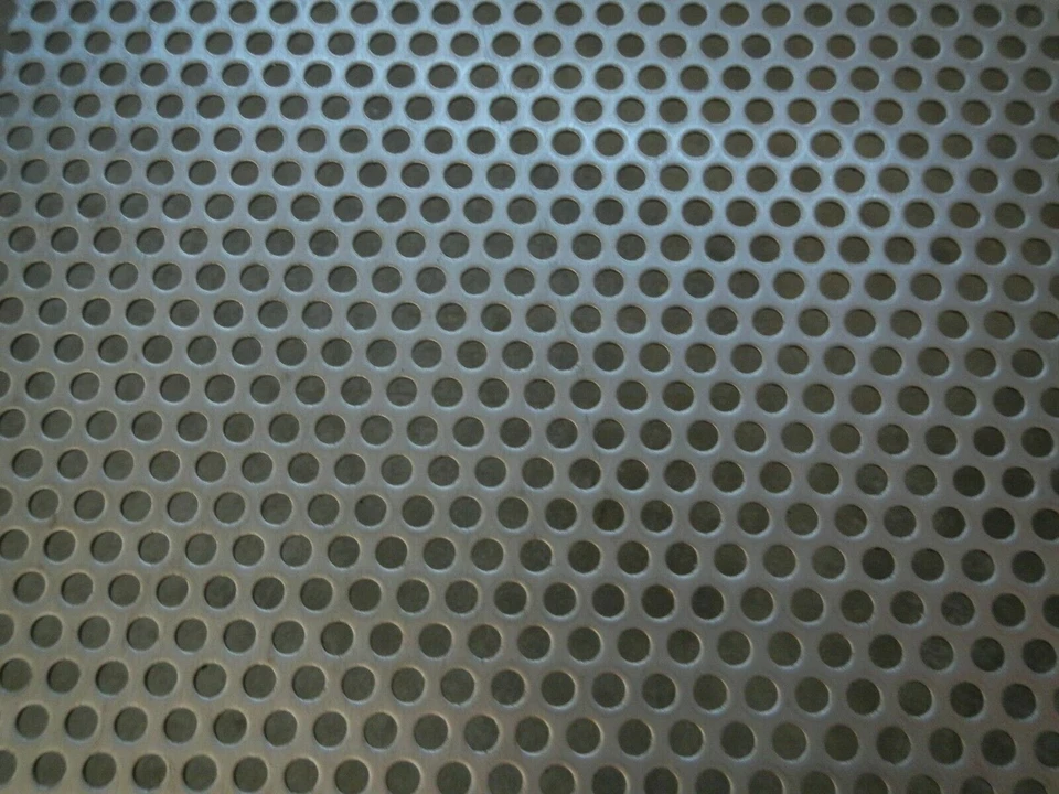 Stainless Steel Perforated Metal Sheet Mesh 380mmX300mm - 6.3mm Hole 1.6mm Thick - image 1 of 1