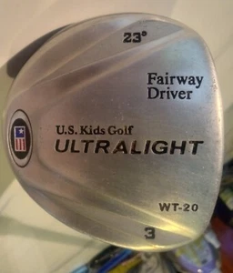 US Kids Golf USKG WT-20 Fairway Driver UltraLight RH Grip - Picture 1 of 8