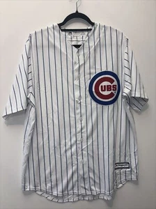 Camiseta Chicago Cubs Majestic Oficial Cool Base Talla Grande - Blanca - Imagen 1 de 5