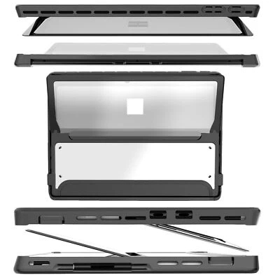 For Microsoft Surface Pro 9 Tablet Plastic Protective Cover Anti-shock Cover - Image 1 of 4