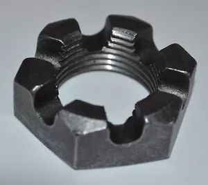 EZGO Golf Cart 1981-Up Front Spindle Slotted Castle Nut | 12093-G1 - Foto 1 di 3