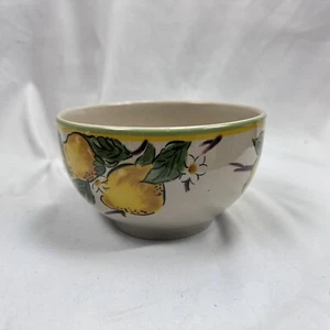 Brylane Home Lemon Bowls Soup Cereal Rice - Picture 1 of 4