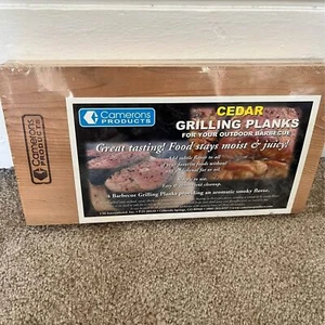 New Sealed in Package set of 4 Cameron products cedar barbecue grilling planks - Picture 1 of 4