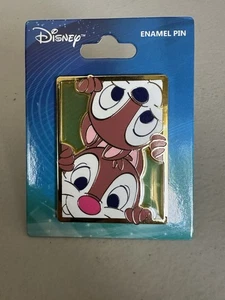 Disney Chip & Dale Stained Glass Portrait Enamel Pin - Picture 1 of 3